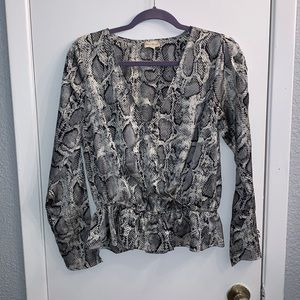 Item & Thread - Snake Print Blouse